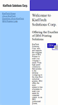 Mobile Screenshot of kieltechsolutions.com